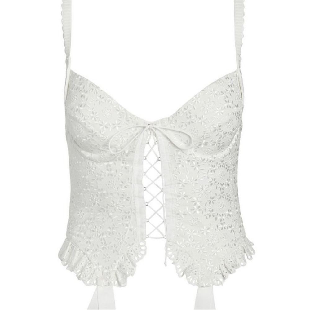 LAST ONE! FLL Sophie Eyelet Bustier ☀️